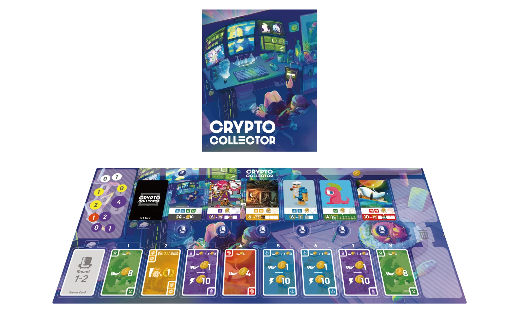 クリプトコレクター：新版　マットセット