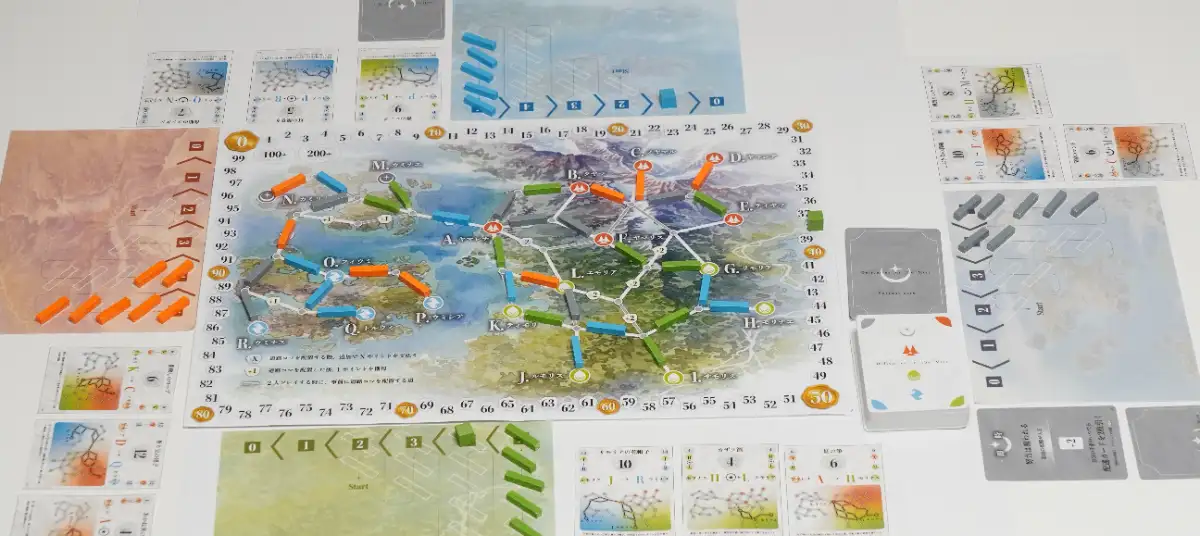 ネットワーク, 霧の郵便屋, 共通ボード, 勝利点,